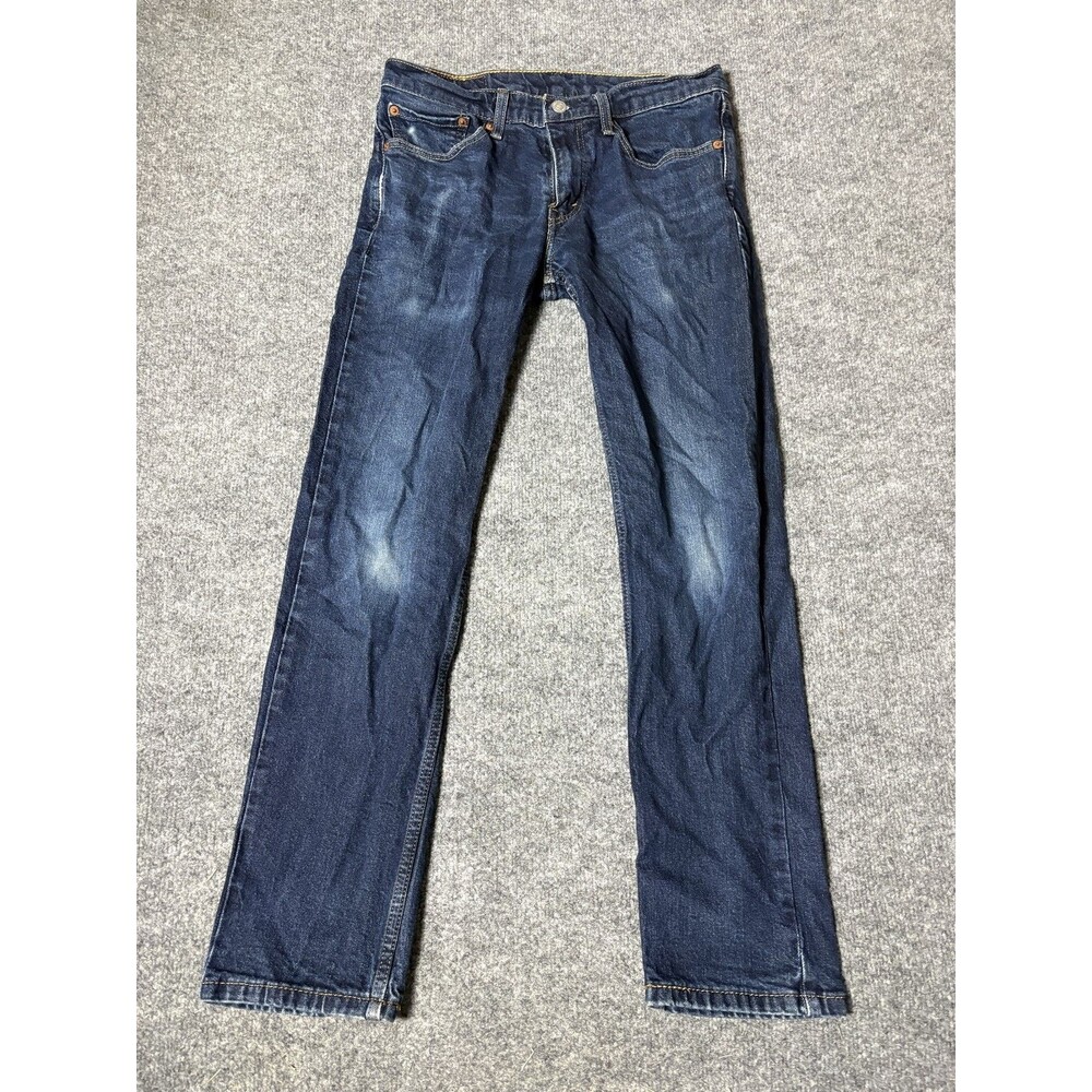 Levi's 511 Jeans Mens 31x30 Blue Straight Regular Fit Dark Wash Stretch Denim